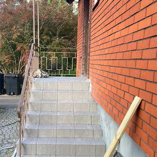 Plattsättning - Trappa