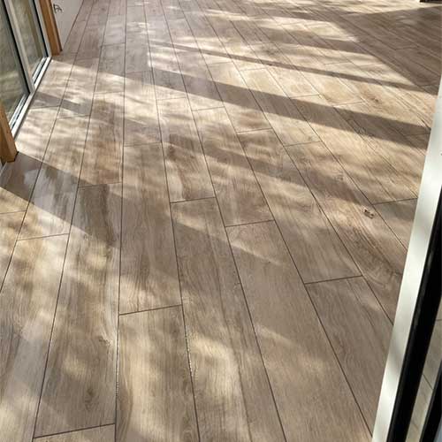 Plattsättning - Parkett Kulör