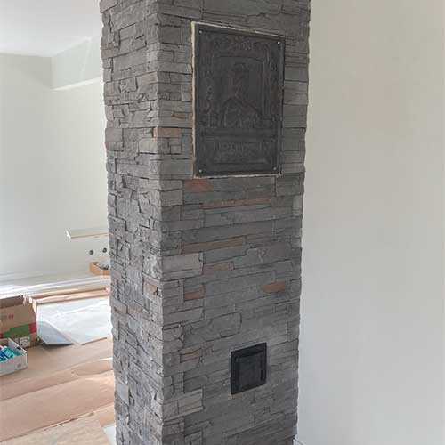 Plattsättning - Murstock